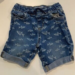 6/$20 Blue Jean fish Pattern Kids Shorts